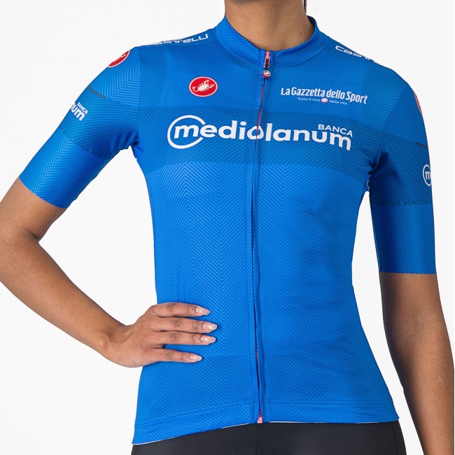 Dames Fietskleding Blauw Giro d'Italia 2024 Competizione-shirt Dames Fietskleding Blauw Giro d'Italia 2024 Competizione-shirt