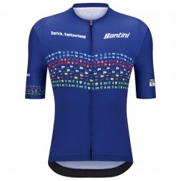 Heren Santini Zürich 2024 UCI Masters Wereldkampioenstrui - Blauw Heren Santini Zürich 2024 UCI Masters Wereldkampioenstrui - Blauw