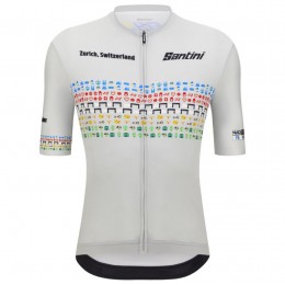 Heren Santini Zürich 2024 UCI Masters Wereldkampioenstrui - Grijs Heren Santini Zürich 2024 UCI Masters Wereldkampioenstrui - Grijs
