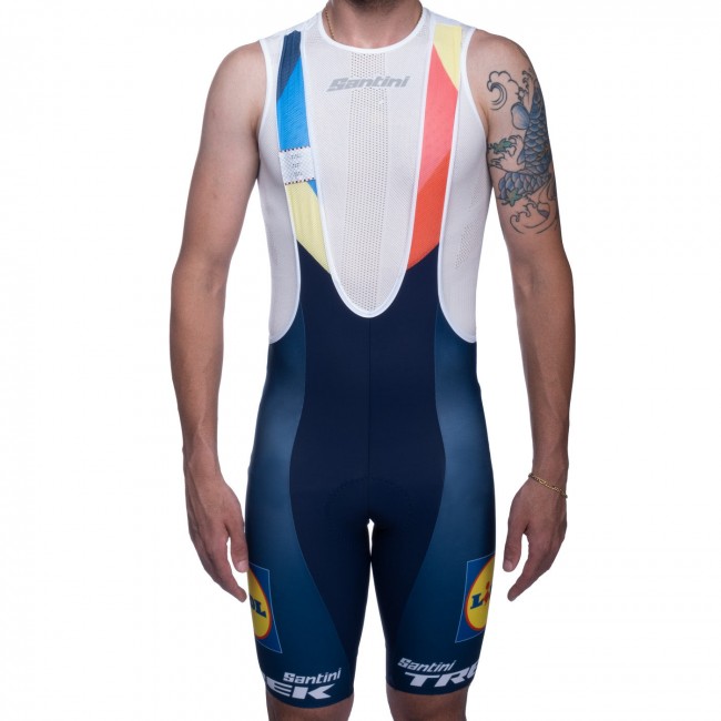 Heren Fietskleding Santini Lidl Trek 2024 koersbroek Heren Fietskleding Santini Lidl Trek 2024 koersbroek