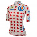 Dames Fietskleding Tour de France 2024 Pois damestrui Dames Fietskleding Tour de France 2024 Pois damestrui