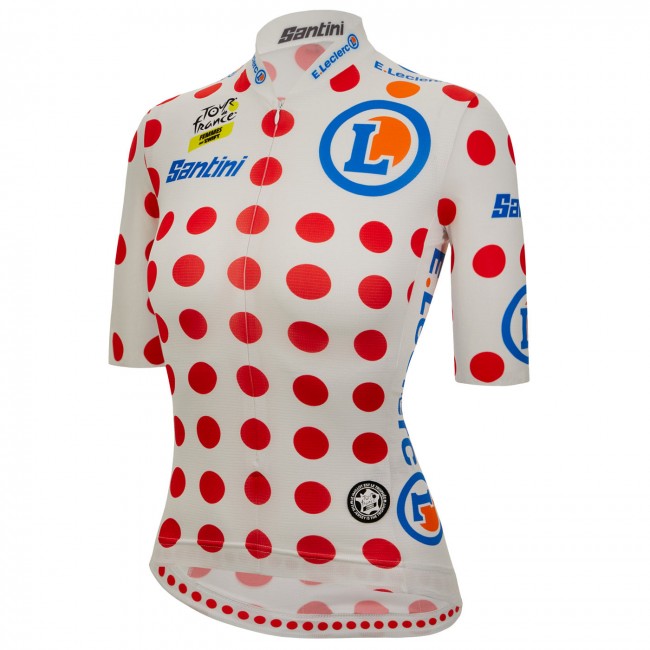 Dames Fietskleding Tour de France 2024 Pois damestrui Dames Fietskleding Tour de France 2024 Pois damestrui