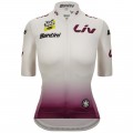 Dames Fietskleding Wit dames T-shirt Tour de France 2024 Dames Fietskleding Wit dames T-shirt Tour de France 2024