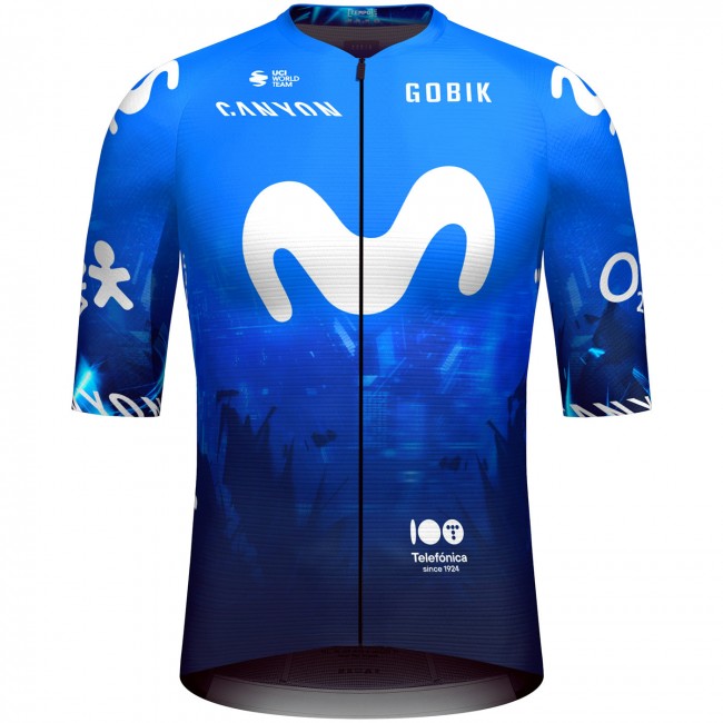 Herenteamkleding Movistar 2024 Infinity-shirt Herenteamkleding Movistar 2024 Infinity-shirt