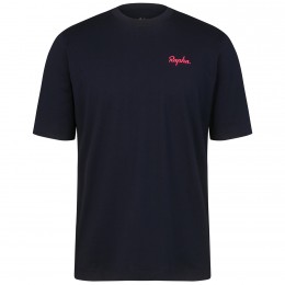 Heren Fietskleding T-shirt Rapha Logo - Blauw Heren Fietskleding T-shirt Rapha Logo - Blauw