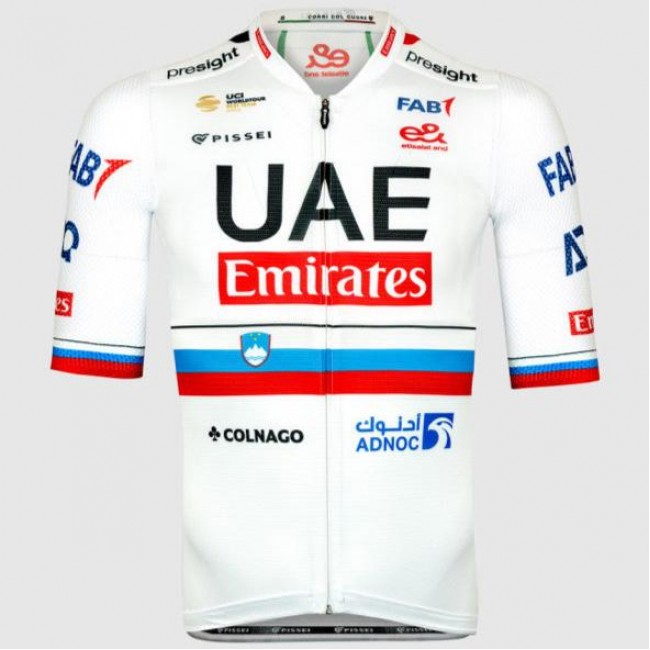Heren Pissei Team UAE 2024 Magistrale Shirt - Sloveens Kampioen Heren Pissei Team UAE 2024 Magistrale Shirt - Sloveens Kampioen