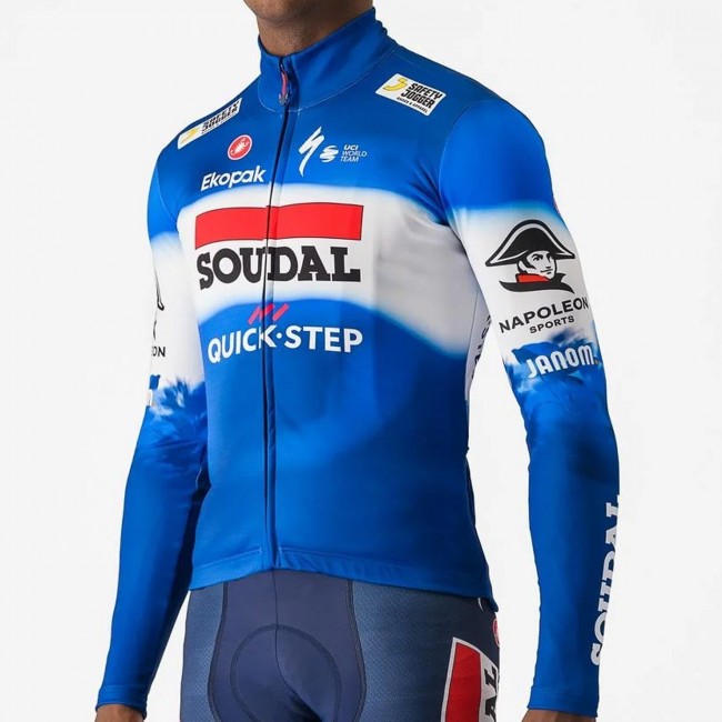 Heren Castelli Soudal Quick-Step 2024 Thermisch Shirt met Lange Mouwen Heren Castelli Soudal Quick-Step 2024 Thermisch Shirt met Lange Mouwen