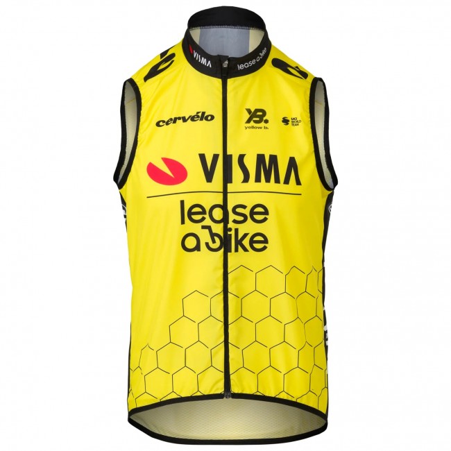 Heren Fietskleding Team Visma Lease a Bike 2025 Wind Vest Heren Fietskleding Team Visma Lease a Bike 2025 Wind Vest