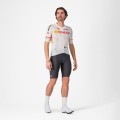 Wit Giro d'Italia 2025 Race 8S shirt voor heren Wit Giro d'Italia 2025 Race 8S shirt voor heren
