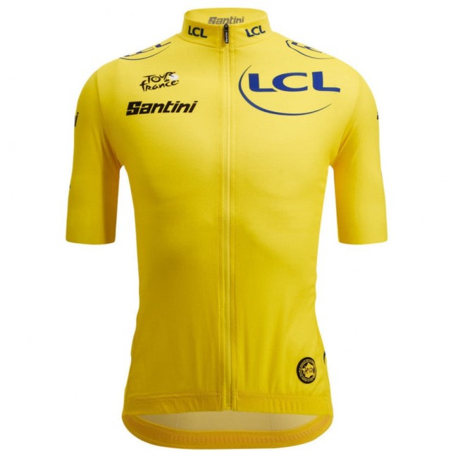 Heren Fietskleding Tour de France 2025 Fan Line Geel Shirt Heren Fietskleding Tour de France 2025 Fan Line Geel Shirt