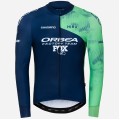 Heren Fietskleding Hiru Orbea Factory Team 2025 Core trui met lange mouwen Heren Fietskleding Hiru Orbea Factory Team 2025 Core trui met lange mouwen