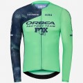 Heren Fietskleding Hiru Orbea Factory Team 2025 Lab Aero trui met lange mouwen Heren Fietskleding Hiru Orbea Factory Team 2025 Lab Aero trui met lange mouwen