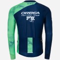 Heren Fietskleding Hiru Orbea Factory Team 2025 Core trui met lange mouwen Heren Fietskleding Hiru Orbea Factory Team 2025 Core trui met lange mouwen