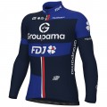 Heren Fietskleding Ale Groupama FDJ 2025 shirt met lange mouwen Heren Fietskleding Ale Groupama FDJ 2025 shirt met lange mouwen