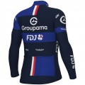 Heren Fietskleding Ale Groupama FDJ 2025 shirt met lange mouwen Heren Fietskleding Ale Groupama FDJ 2025 shirt met lange mouwen