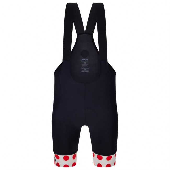 Heren Fietskleding Santini Pois Tour de France 2025 Bib Tights Heren Fietskleding Santini Pois Tour de France 2025 Bib Tights