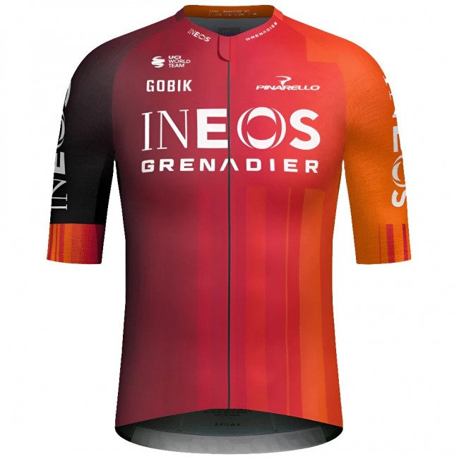Heren Fietskleding Gobik Ineos Grenadiers 2025 Reactive 2.0-shirt Heren Fietskleding Gobik Ineos Grenadiers 2025 Reactive 2.0-shirt