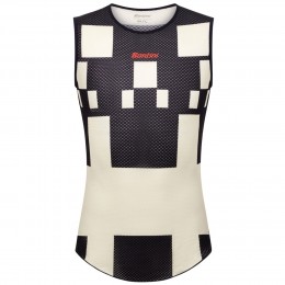 Heren Fietskleding Santini Paris Roubaix 2025 Mouwloos Ondershirt Heren Fietskleding Santini Paris Roubaix 2025 Mouwloos Ondershirt