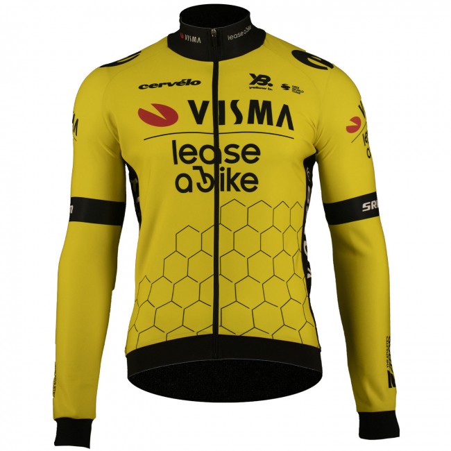 Heren Team Visma Lease a Bike 2025 Premium shirt met lange mouwen Heren Team Visma Lease a Bike 2025 Premium shirt met lange mouwen