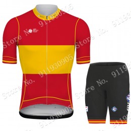 FDJ Pro Team Spanish Espana 2021 Fietskleding Fietsshirt Korte Mouw+Korte Fietsbroeken Bib 2021072842 FDJ Pro Team Spanish Espana 2021 Fietskleding Fietsshirt Korte Mouw+Korte Fietsbroeken Bib 2021072842
