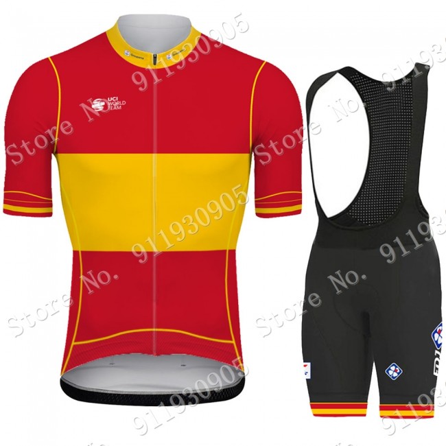 FDJ Pro Team Spanish Espana 2021 Fietskleding Fietsshirt Korte Mouw+Korte Fietsbroeken Bib 2021072843 FDJ Pro Team Spanish Espana 2021 Fietskleding Fietsshirt Korte Mouw+Korte Fietsbroeken Bib 2021072843