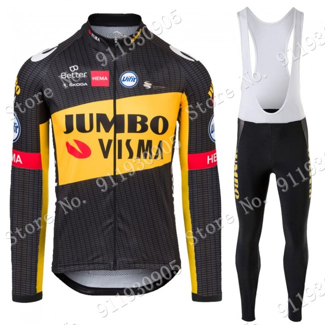 Jumbo Visma Tour De France 2021 Wielerkleding Set Fietsshirts Lange Mouw+Lange Fietsrbroek Bib 2021072890 Jumbo Visma Tour De France 2021 Wielerkleding Set Fietsshirts Lange Mouw+Lange Fietsrbroek Bib 2021072890