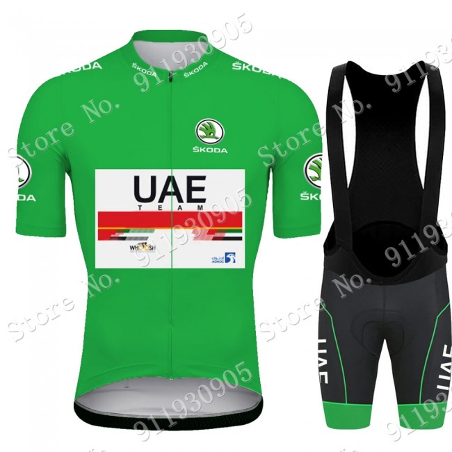Green UAE Emirates Tour De France 2021 Fietskleding Fietsshirt Korte Mouw+Korte Fietsbroeken Bib 2021072954 Green UAE Emirates Tour De France 2021 Fietskleding Fietsshirt Korte Mouw+Korte Fietsbroeken Bib 2021072954