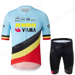 Jumbo Visma Belgium Blue 2021 Team Wielerkleding Wielershirt Korte Mouw+Korte Fietsbroeken 2021062649 Jumbo Visma Belgium Blue 2021 Team Wielerkleding Wielershirt Korte Mouw+Korte Fietsbroeken 2021062649