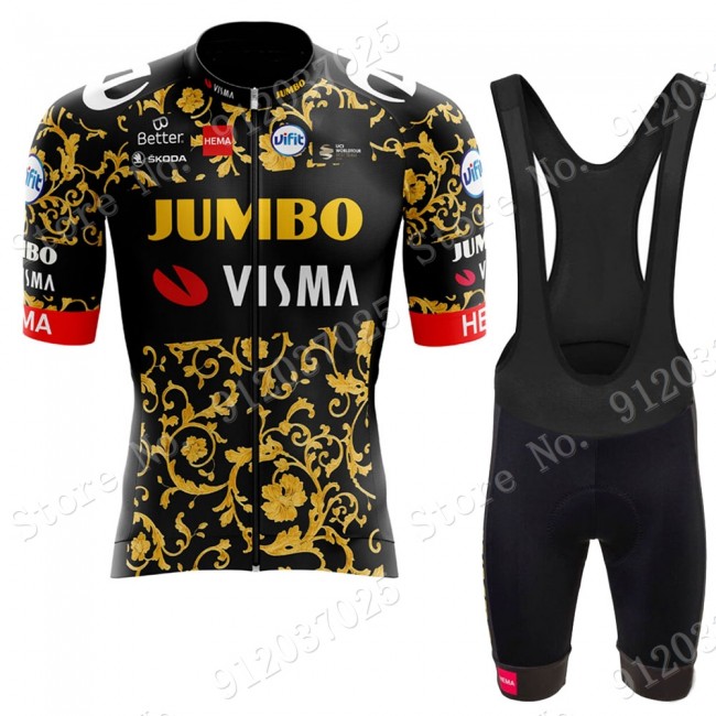 New Style Jumbo Visma 2021 Team Fietskleding Fietsshirt Korte Mouw+Korte Fietsbroeken Bib 2021062662 New Style Jumbo Visma 2021 Team Fietskleding Fietsshirt Korte Mouw+Korte Fietsbroeken Bib 2021062662