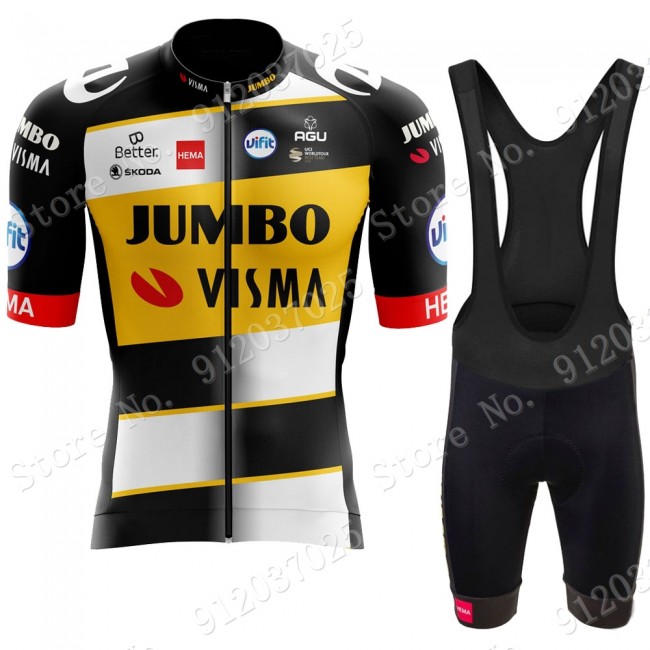 New Style Jumbo Visma 2021 Team Fietskleding Fietsshirt Korte Mouw+Korte Fietsbroeken Bib 2021062670 New Style Jumbo Visma 2021 Team Fietskleding Fietsshirt Korte Mouw+Korte Fietsbroeken Bib 2021062670