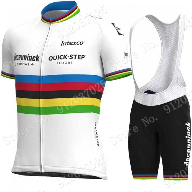 World Champion Deceuninck quick step 2021 Team Fietskleding Fietsshirt Korte Mouw+Korte Fietsbroeken Bib 2021062764 World Champion Deceuninck quick step 2021 Team Fietskleding Fietsshirt Korte Mouw+Korte Fietsbroeken Bib 2021062764