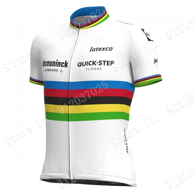 World Champion Deceuninck quick step 2021 Team Fietskleding Fietsshirt Korte Mouw 2021062763 World Champion Deceuninck quick step 2021 Team Fietskleding Fietsshirt Korte Mouw 2021062763