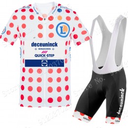 Polka Dota Deceuninck quick step Tour De France 2021 Team Fietskleding Fietsshirt Korte Mouw+Korte Fietsbroeken 2021062776 Polka Dota Deceuninck quick step Tour De France 2021 Team Fietskleding Fietsshirt Korte Mouw+Korte Fietsbroeken 2021062776
