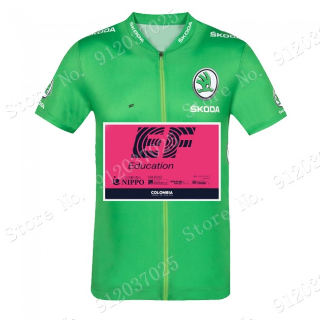 Green EF Education Frist Tour De France 2021 Team Wielerkleding Fietsshirt Korte Mouw 2021062737 Green EF Education Frist Tour De France 2021 Team Wielerkleding Fietsshirt Korte Mouw 2021062737