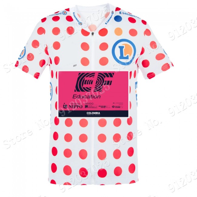 Polka Dot EF Education Frist Tour De France 2021 Team Wielerkleding Fietsshirt Korte Mouw 2021062752 Polka Dot EF Education Frist Tour De France 2021 Team Wielerkleding Fietsshirt Korte Mouw 2021062752