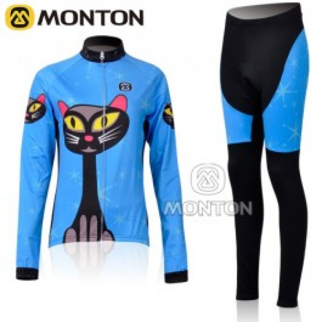 2011 Monton Blue Cat Dame Thermal Fietsen kleding 3475 2011 Monton Blue Cat Dame Thermal Fietsen kleding 3475