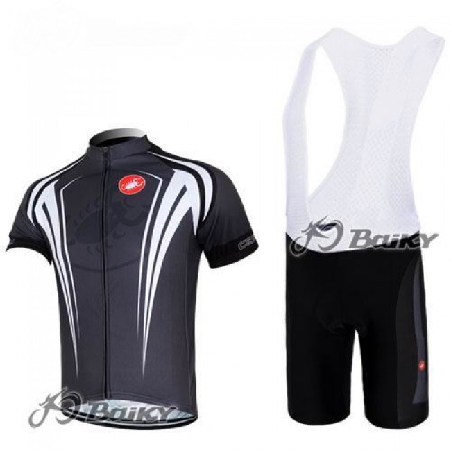 Castelli Fietspakken Fietsshirt Korte+Korte koersbroeken Bib Grijs 4239 Castelli Fietspakken Fietsshirt Korte+Korte koersbroeken Bib Grijs 4239