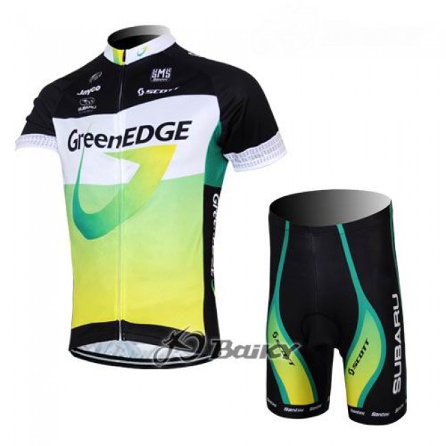 Green Edge Fietspakken Fietsshirt Korte+Korte fietsbroeken zeem groen 4082 Green Edge Fietspakken Fietsshirt Korte+Korte fietsbroeken zeem groen 4082