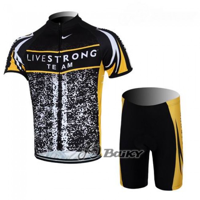 2012 LiveStrong Challenge Fietsshirt Korte mouwKorte fietsbroeken met zeem Kits zwart geel 4038 2012 LiveStrong Challenge Fietsshirt Korte mouwKorte fietsbroeken met zeem Kits zwart geel 4038