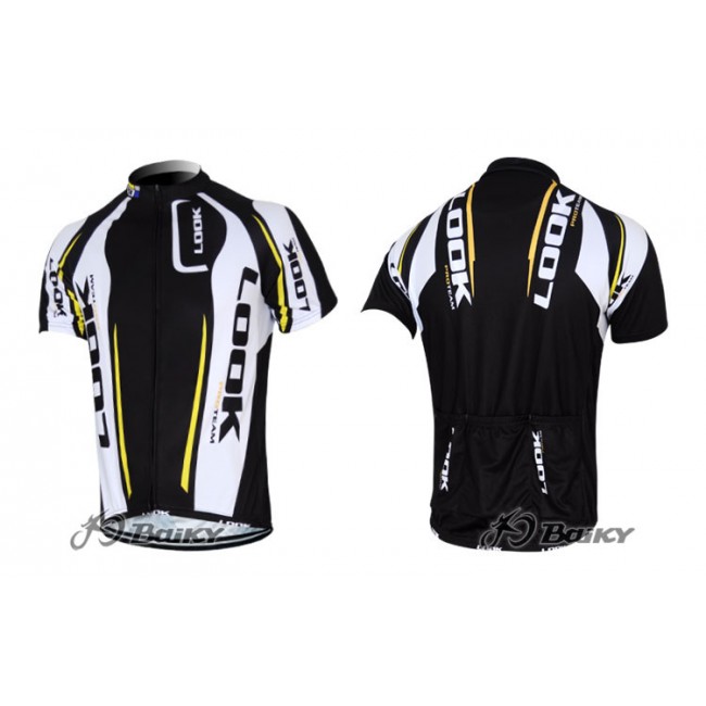 2012 Look Cycle Fietsshirt Korte mouw wit zwart 3844 2012 Look Cycle Fietsshirt Korte mouw wit zwart 3844