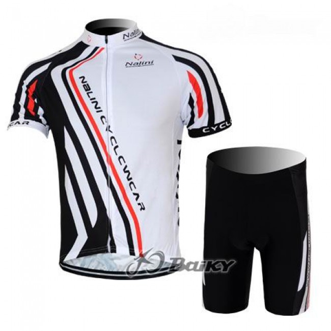 Nalini Fietspakken Fietsshirt Korte+Korte fietsbroeken zeem wit 4119 Nalini Fietspakken Fietsshirt Korte+Korte fietsbroeken zeem wit 4119