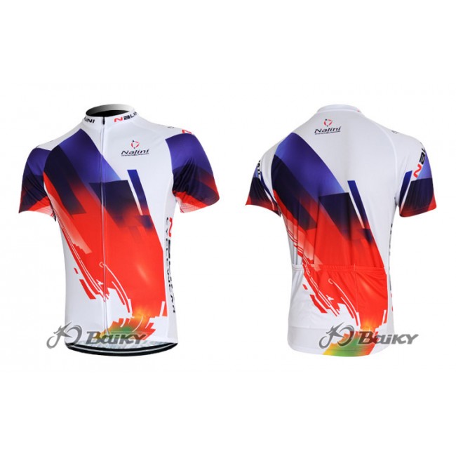 2012 Nalini Fietsshirt Korte mouw rood wit 3858 2012 Nalini Fietsshirt Korte mouw rood wit 3858