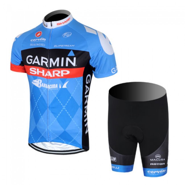 2013 Garmin Sharp Barracuda Cervelo Fietsshirt Korte mouw+Korte fietsbroeken met zeem Kits blauw 627 2013 Garmin Sharp Barracuda Cervelo Fietsshirt Korte mouw+Korte fietsbroeken met zeem Kits blauw 627