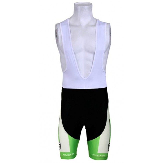 KUOTA Korte fietsbroeken Bib met zeem wit groen 2013 654 KUOTA Korte fietsbroeken Bib met zeem wit groen 2013 654