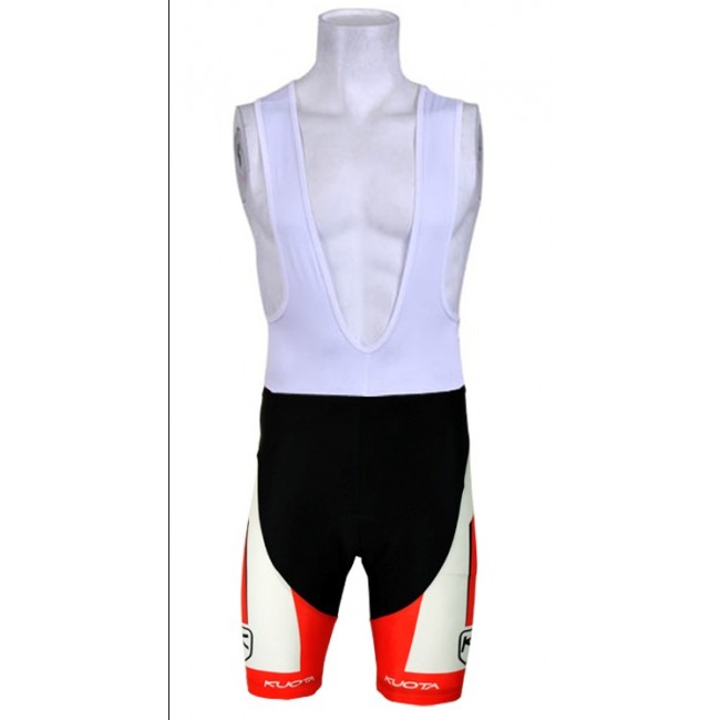 KUOTA Korte fietsbroeken Bib met zeem wit rood 2013 655 KUOTA Korte fietsbroeken Bib met zeem wit rood 2013 655