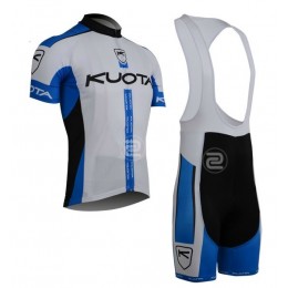 2013 KUOTA Fietspakken Fietsshirt Korte+Korte koersbroeken Bib wit blauw 645 2013 KUOTA Fietspakken Fietsshirt Korte+Korte koersbroeken Bib wit blauw 645