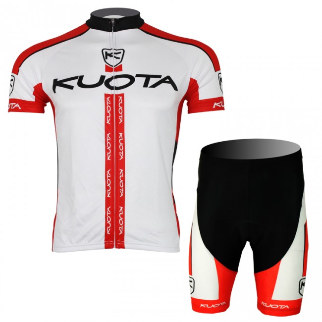 2013 KUOTA Fietsshirt Korte mouw+Korte fietsbroeken met zeem Kits wit rood 649 2013 KUOTA Fietsshirt Korte mouw+Korte fietsbroeken met zeem Kits wit rood 649