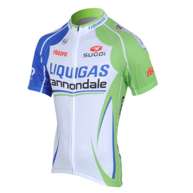 2013 Liquigas Cannondale Pro Team Fietsshirt Korte mouw groen wit 3809 2013 Liquigas Cannondale Pro Team Fietsshirt Korte mouw groen wit 3809