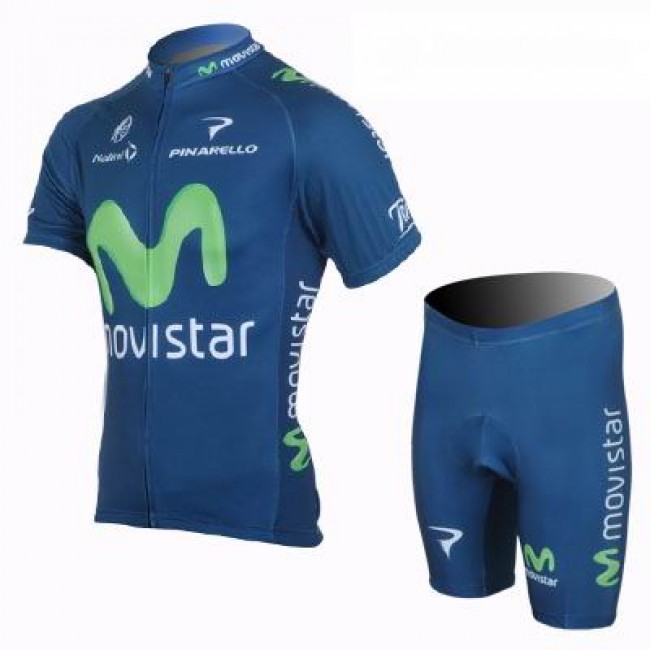 2013 Movistar Team Fietsshirt Korte mouw+Korte fietsbroeken met zeem Kits blauw 687 2013 Movistar Team Fietsshirt Korte mouw+Korte fietsbroeken met zeem Kits blauw 687