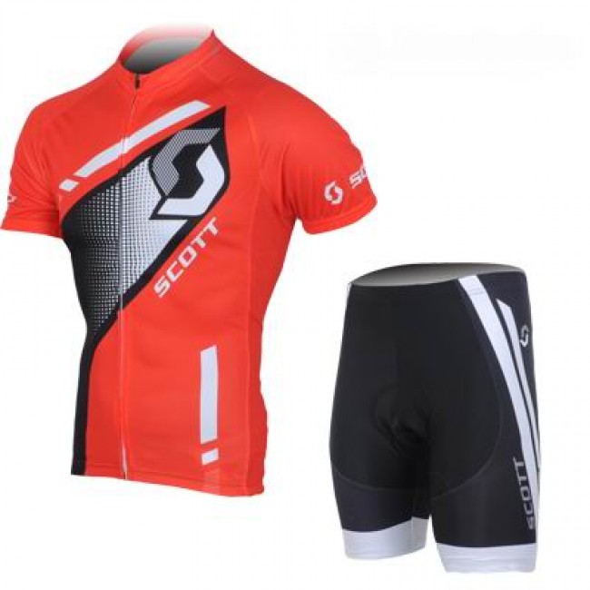 2013 Scott Racing Fietsshirt Korte mouw+Korte fietsbroeken met zeem Kits rood zwart 736 2013 Scott Racing Fietsshirt Korte mouw+Korte fietsbroeken met zeem Kits rood zwart 736